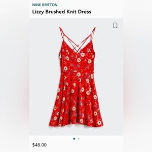 Red Floral Sundress